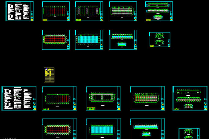 松江钢结构厂房图纸