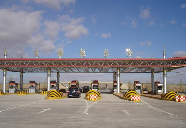 松江收费站网架工程