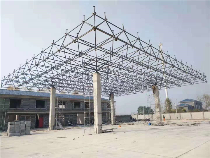 松江加油站网架